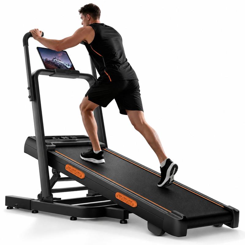 Walking Pad Treadmill, 30% Incline, 3HP Motor, 7.5MPH, Foldable, 350LBS Capacity